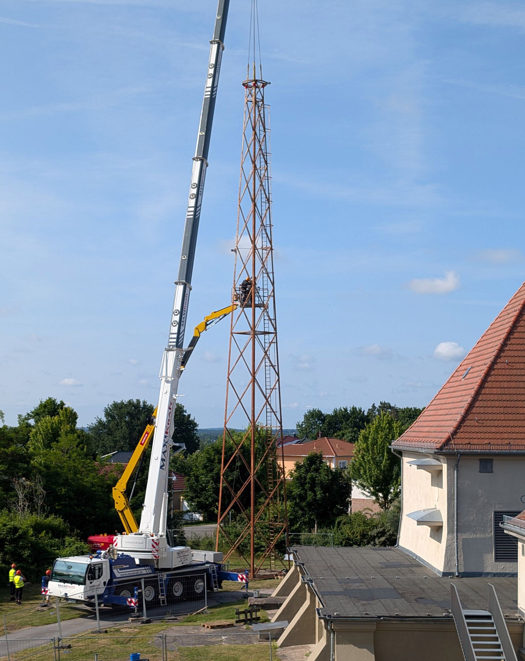 Abbau Konterturm Abbau Konterturm