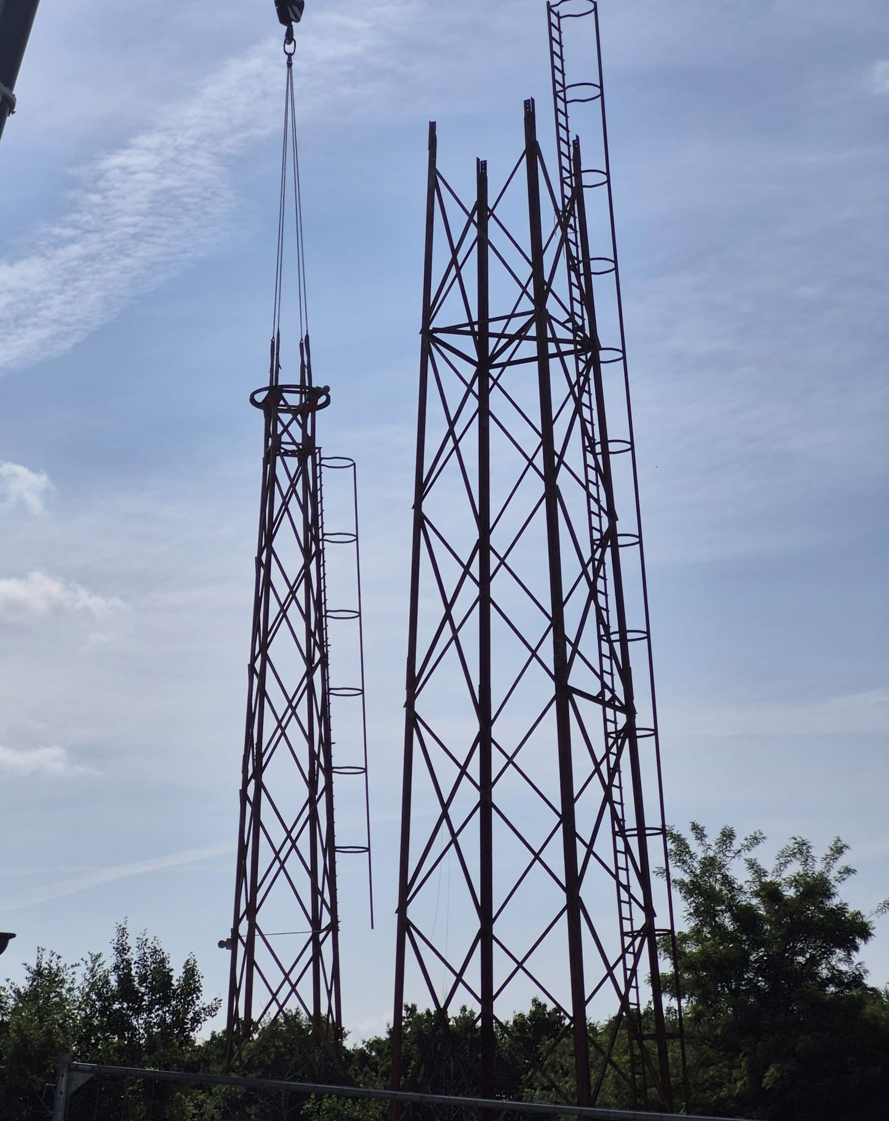 Abbau Konterturm Abbau Konterturm