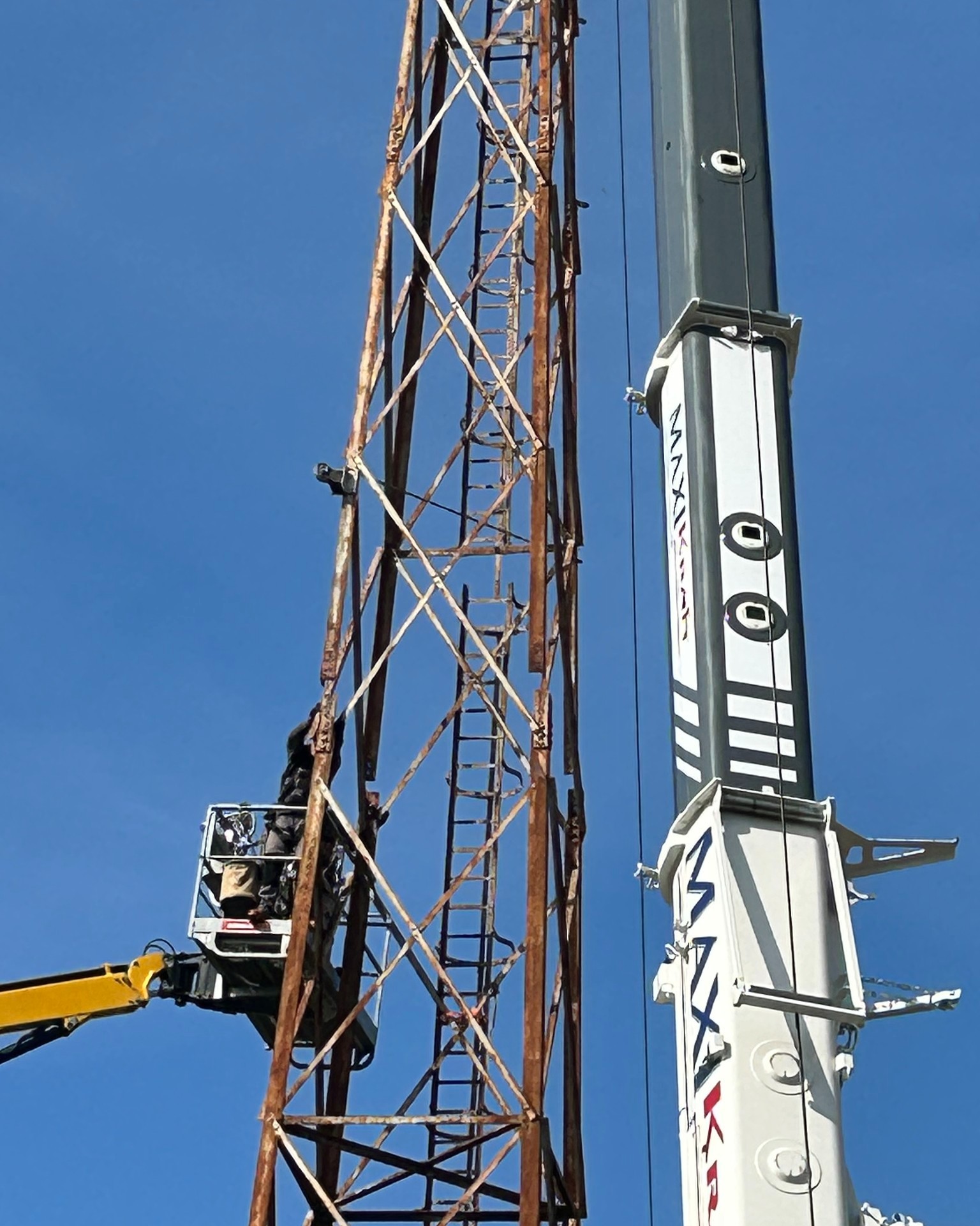 Abbau Konterturm Abbau Konterturm